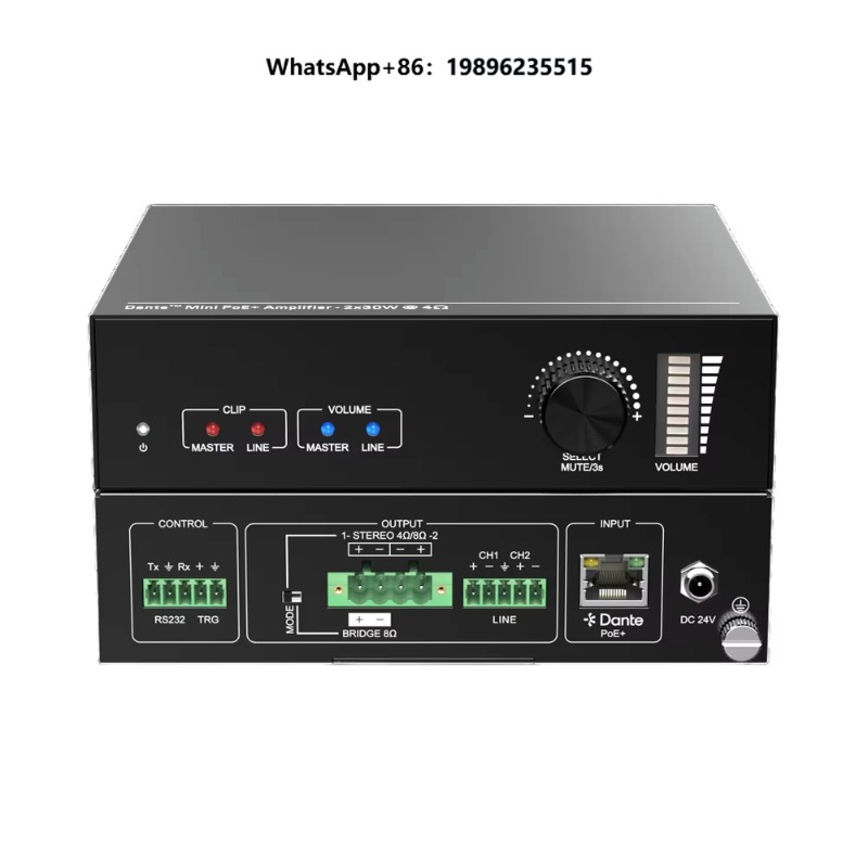 Portable Amplifier Mini - 2-Kanal Mini Tragbarer Professioneller Metall-Subwoofer-Lautsprecher 24V