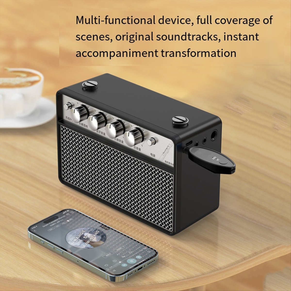 Audio Music Remove - Audio-Receiver-Adapter 3,5/6,5 mm Aux Wireless Vocal