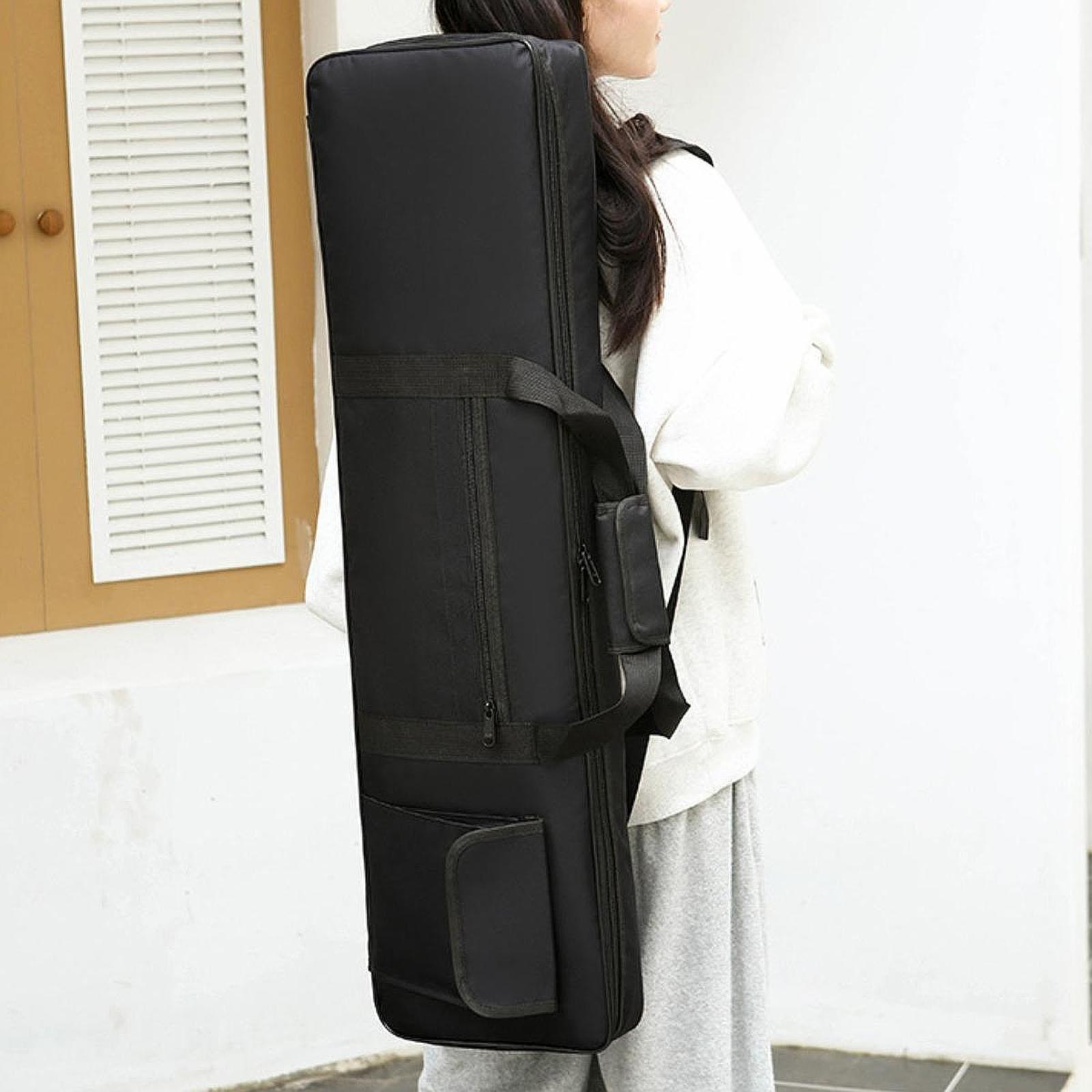Keyboard Piano 61 Key - 88-Tasten Keyboard-Tasche Tragbar Stoßfest mit Rucksackgurten