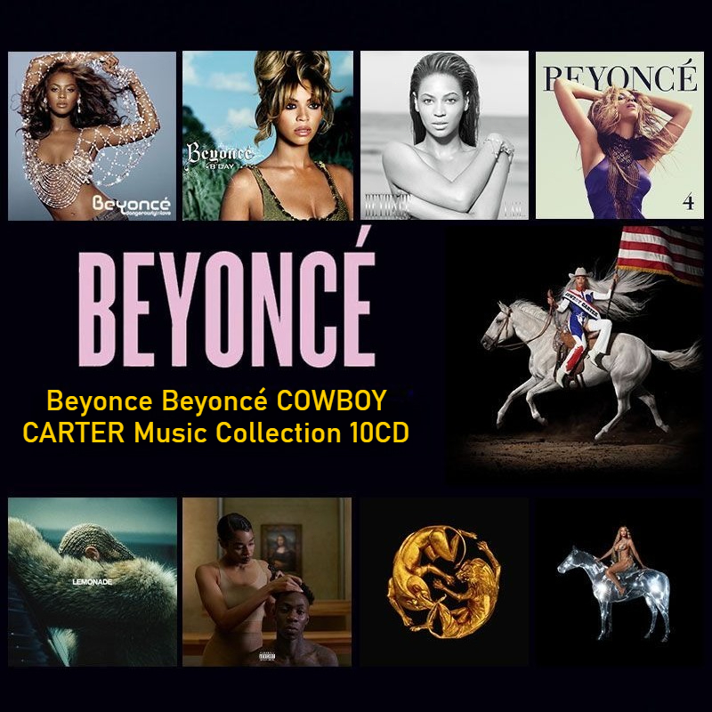 Audio Music In - Beyoncé 10-CD Musikalbum-Sammlung, Nur CDs, Verlustfreie
