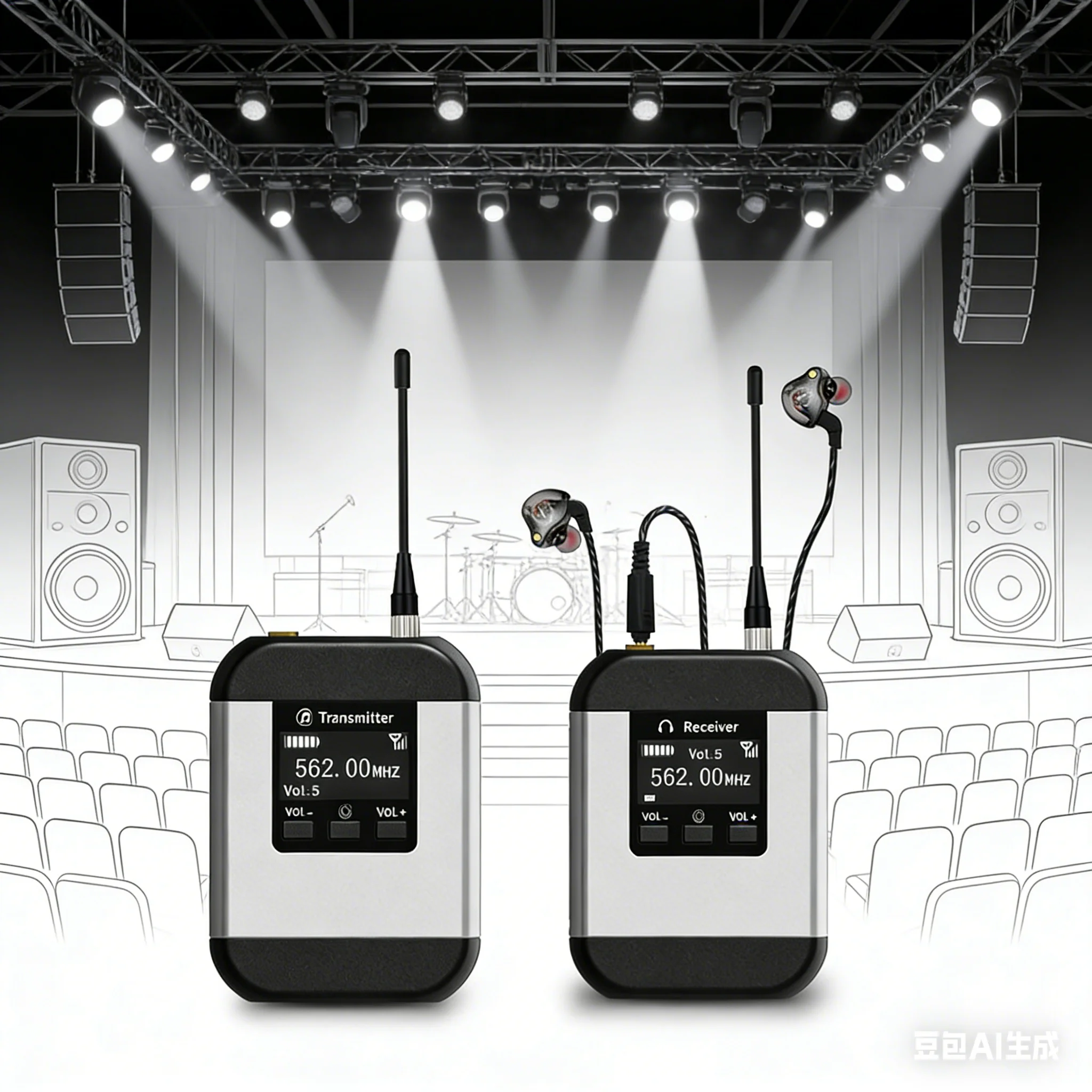 Audio & Music Settings Xbox One - UHF Drahtloses In-Ear-Monitoring-System 20 Kanäle Auto-Pairing