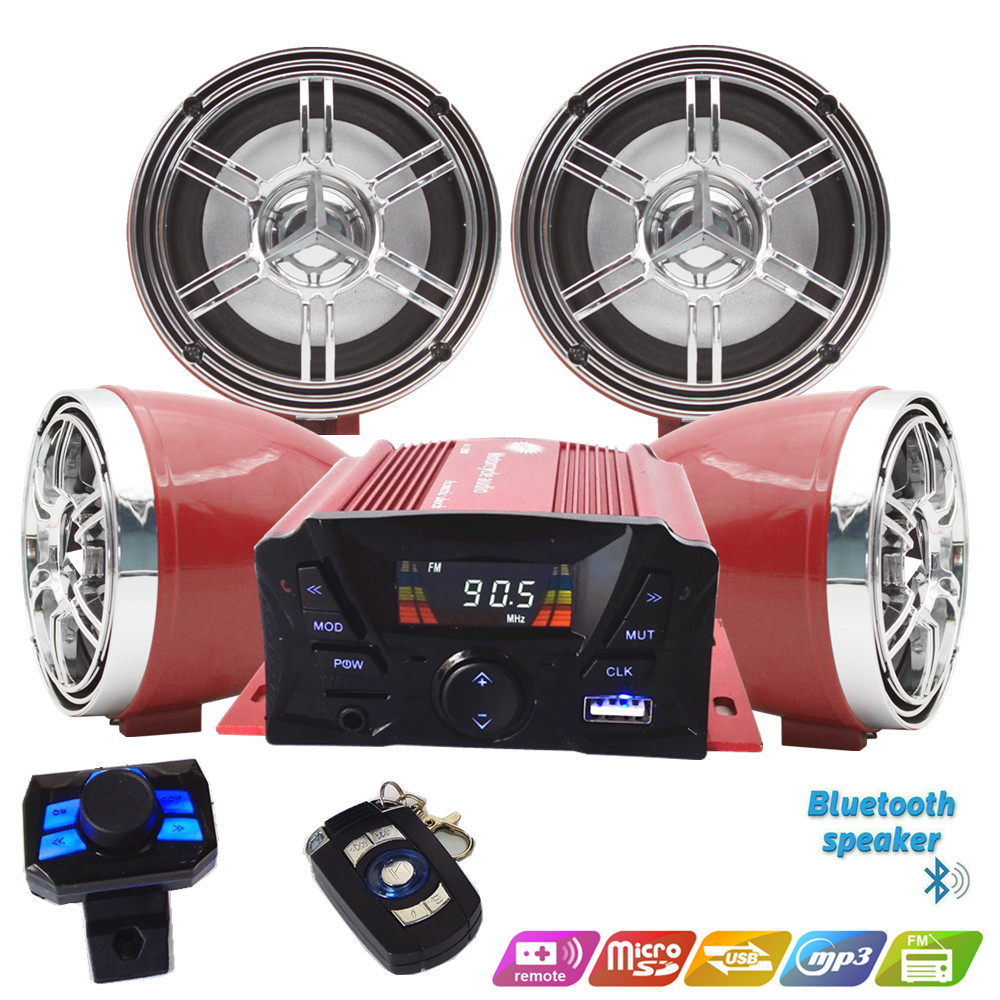 Audio Music Mp3 Free - 12V 4-Kanal UTV ATV Golfwagen Motorrad
