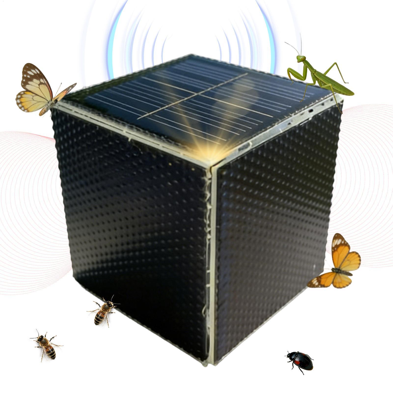 Audio Music Maker - Solarbetriebener Garten-Geräuschsimulator: Bienenton-Simulationsgerät für Gärtner, Landwirte,