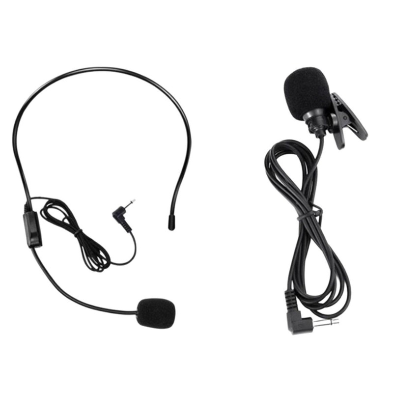 Portable Amplifier Mini - Kabelgebundener Mini-Bienenstimmen-Verstärker Mikrofon Universelles Headset Ansteckmikrofon