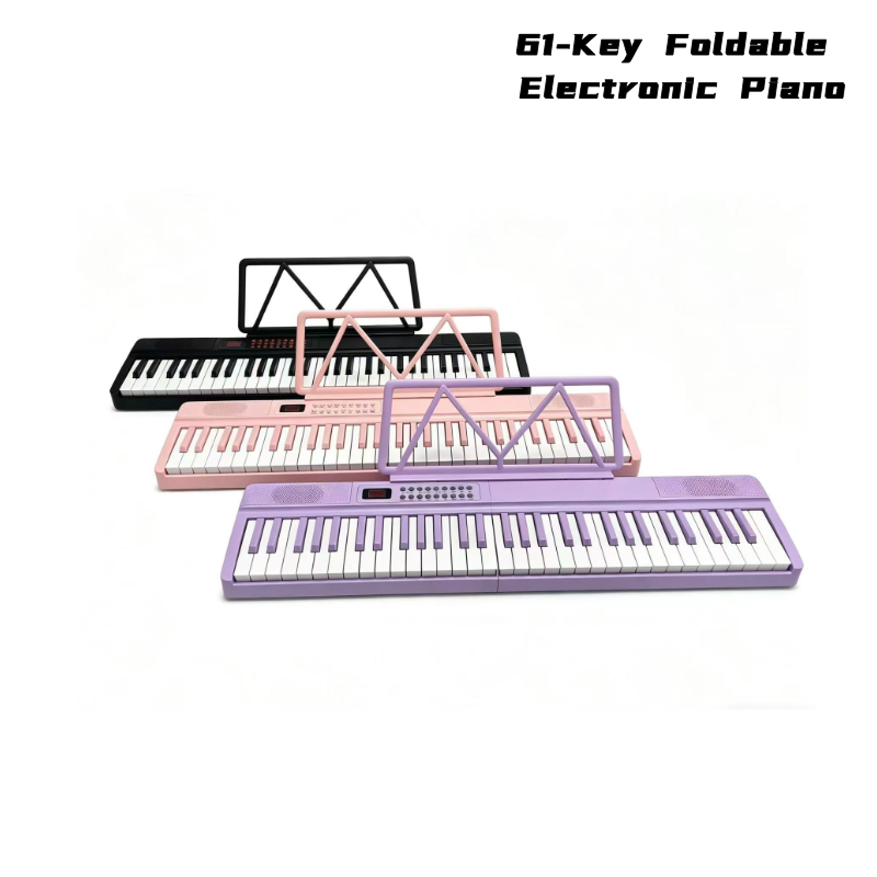 Keyboard Piano 61 Key - 61-Tasten Tragbares Digitalpiano, Professioneller Synthesizer, Musikinstrument