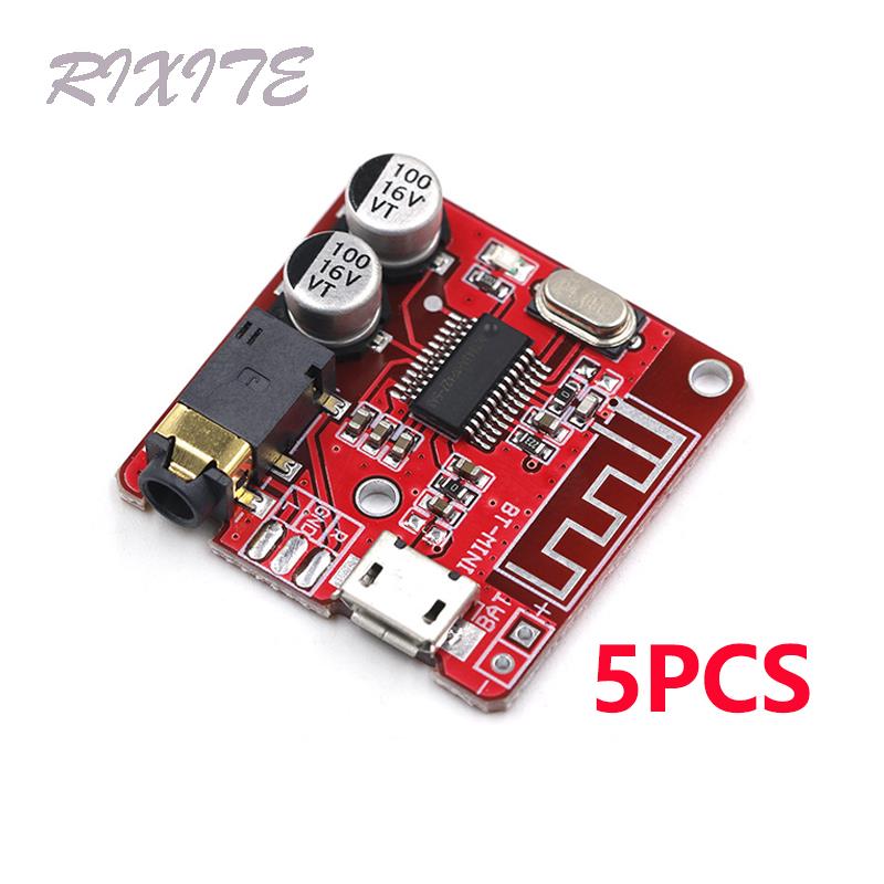 Portable Amplifier Mini - 5PCS XY-BT-Mini Bluetooth 5,0 Audio Empfänger