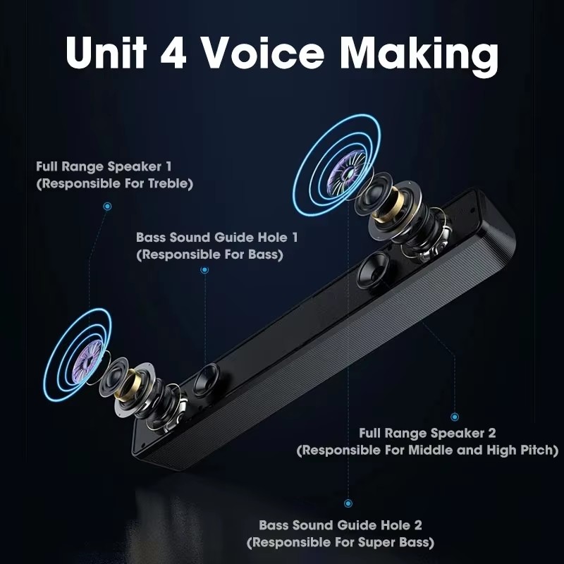 Musik-Soundbar Computer-Lautsp – Audio Music Mp3 Free Bewertung und Preis