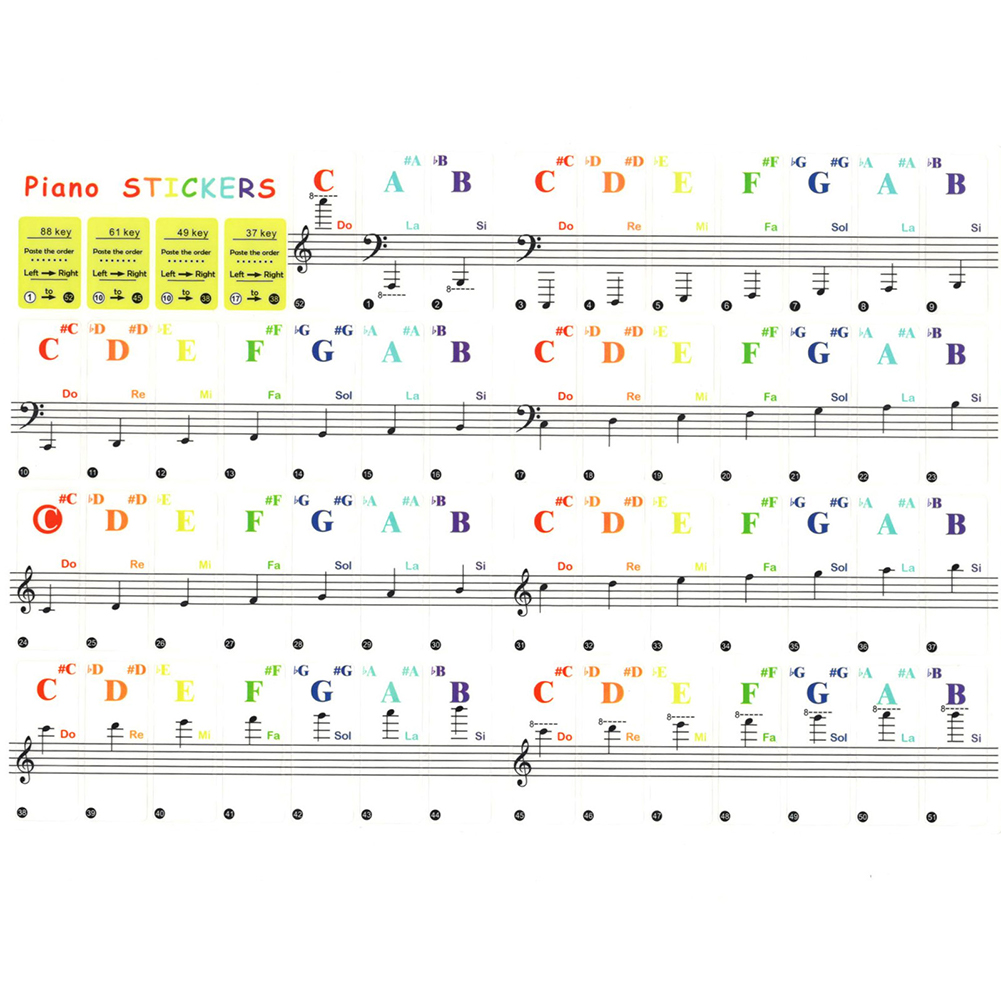 Transparente Klaviertastatur-A – Keyboard Piano 61 Key Bewertung und Preis