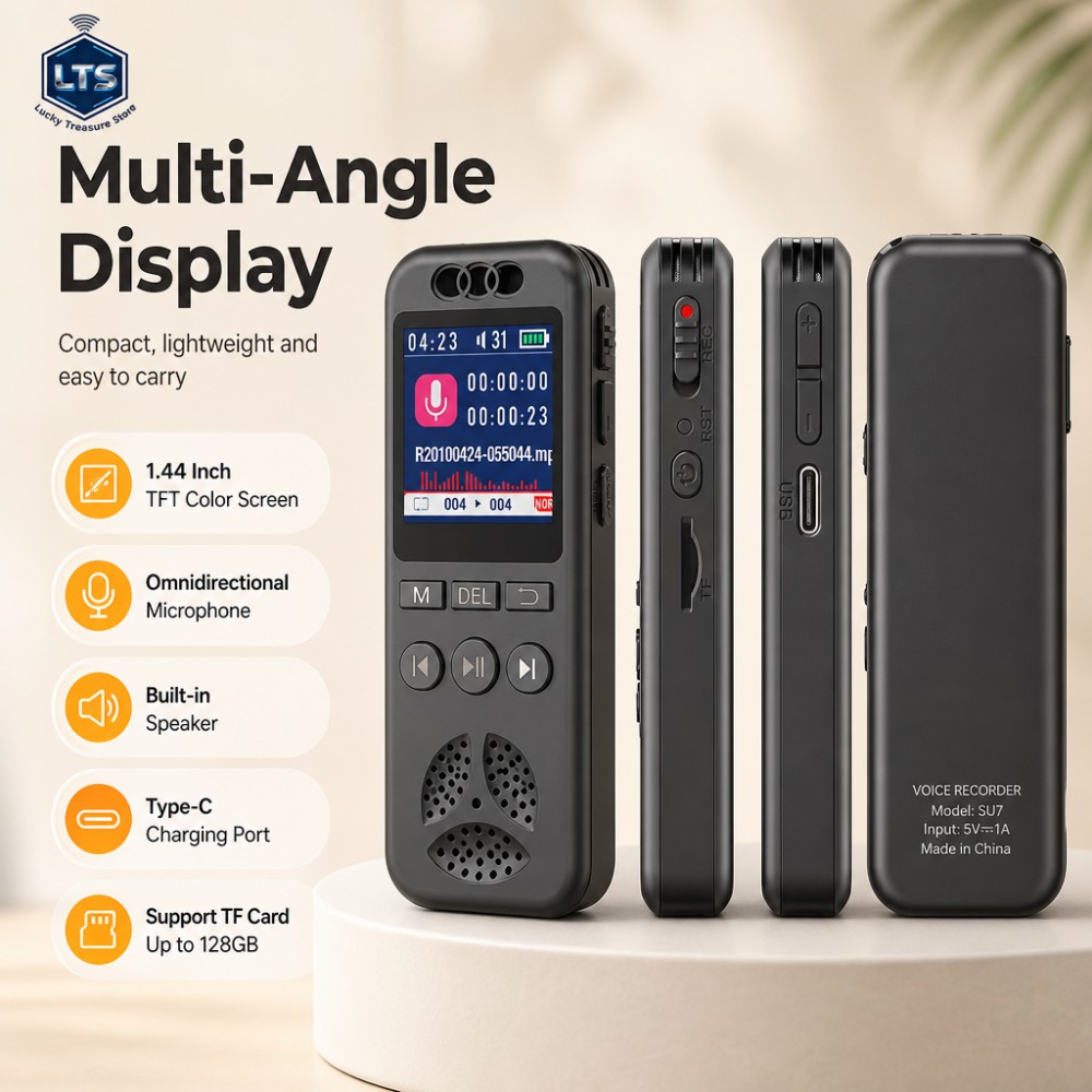 16GB Digitaler Sprachrekorder  – Audio Music File Bewertung und Preis