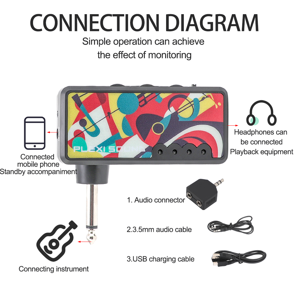 E-Gitarren verstärker Kopfhöre – Portable Amplifier Mini Bewertung und Preis