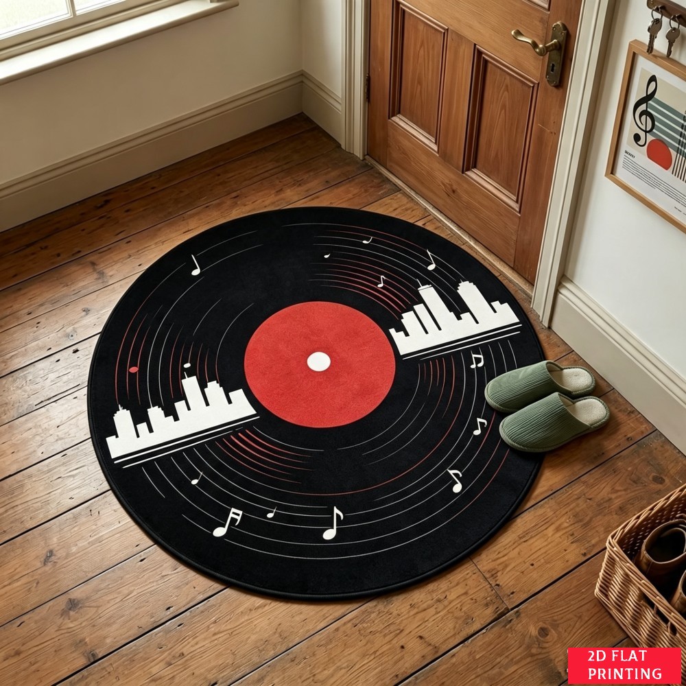 Retro Schwarzer Vinyl-Platten- – Audio Vibes Music Bewertung und Preis