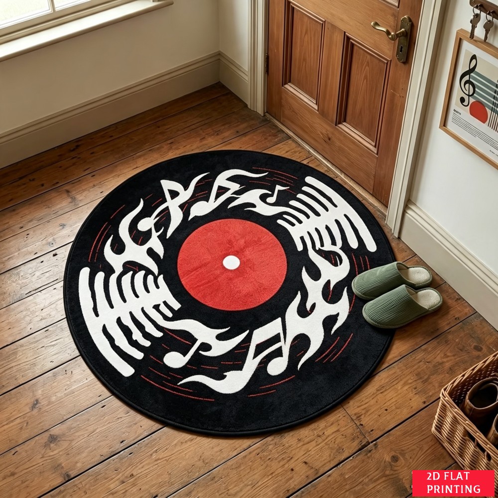 Retro Schwarzer Vinyl-Platten- – Audio Vibes Music Bewertung und Preis