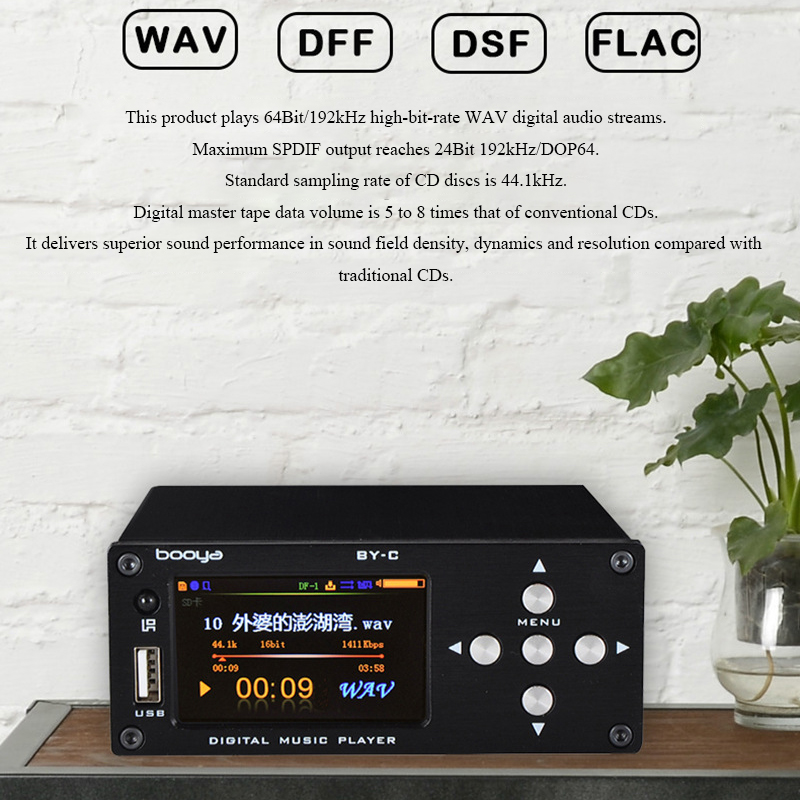 BY-C1 Verlustfreier digitaler  – Audio Music Mp3 Free Bewertung und Preis
